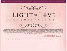 Tablet Screenshot of lightoflove.com.ph